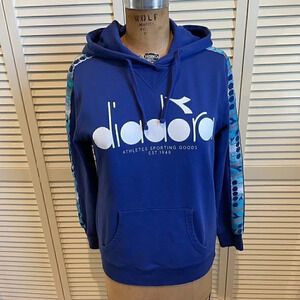 Diadora Uo Exclusive Tape Hoodie Sweatshirt Size Medium